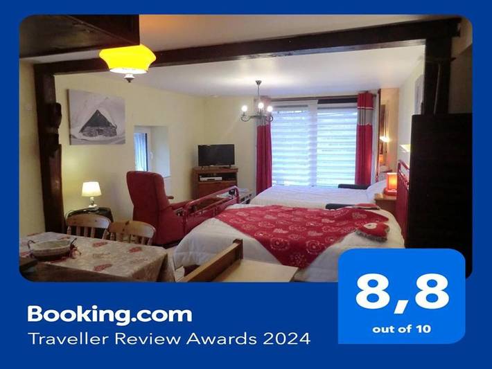 Appartement de vacances pour 4 personnes, avec jardin ainsi que vue sur le lac et vue
