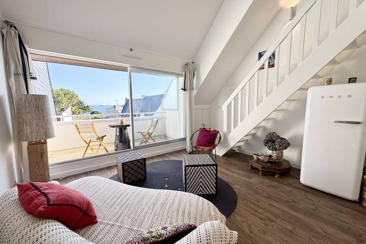 Appartement entier, L’adresse rêvée – Balcon vue mer in Plage de Port Fontaine-Lomener, Ploemeur