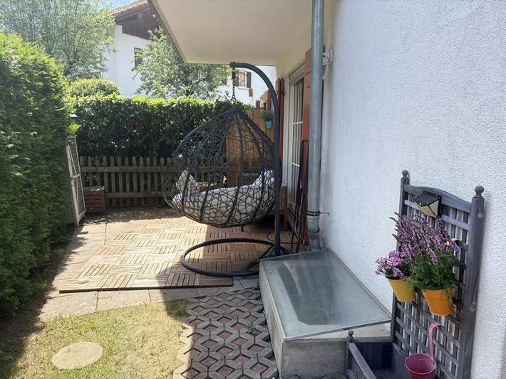 Ferienwohnung für 2 Personen, mit Terrasse und Garten sowie Ausblick in Oberau - 3