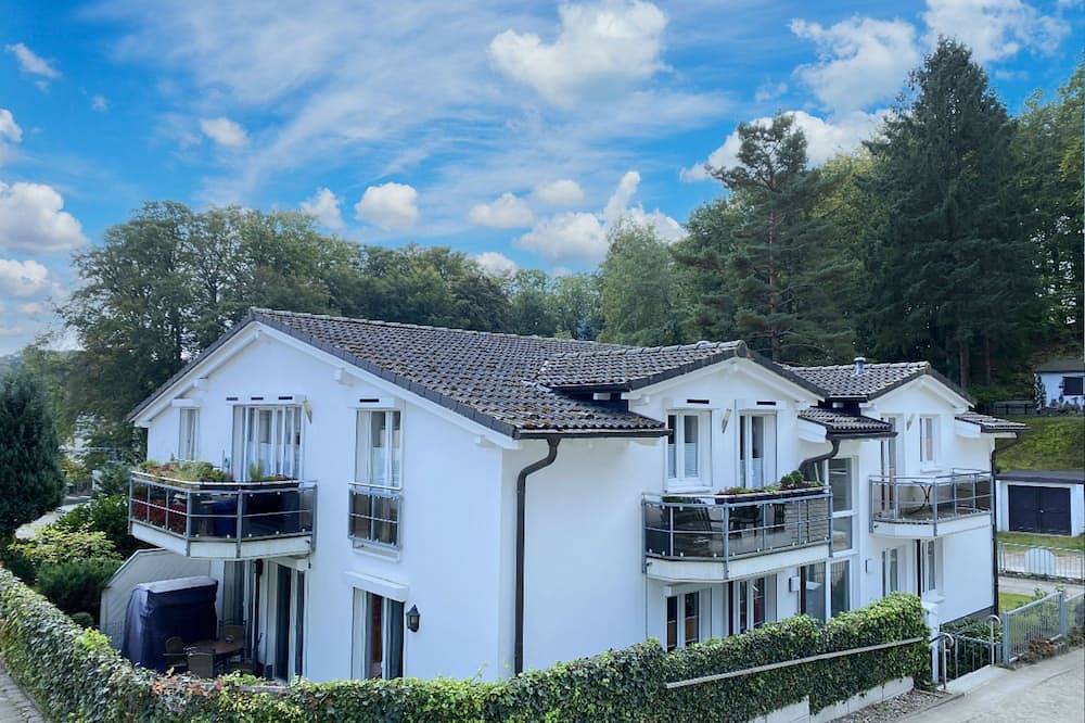 Geheel appartement, H: Residenz Falkenberg Whg. 07 Strandstoel met balkon - Residenz Falkenberg Whg. 07 Strandkorb mit in Sellin, Rügen