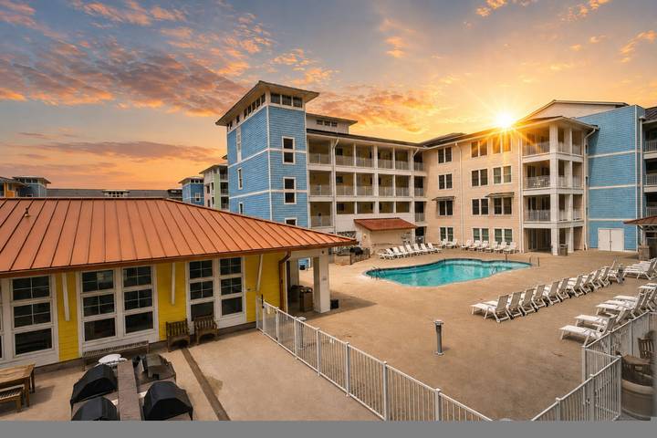 Apartamento de vacaciones para 6 personas, con piscina y vistas al mar además de balcón y vistas al lago, Familias con niños - 1