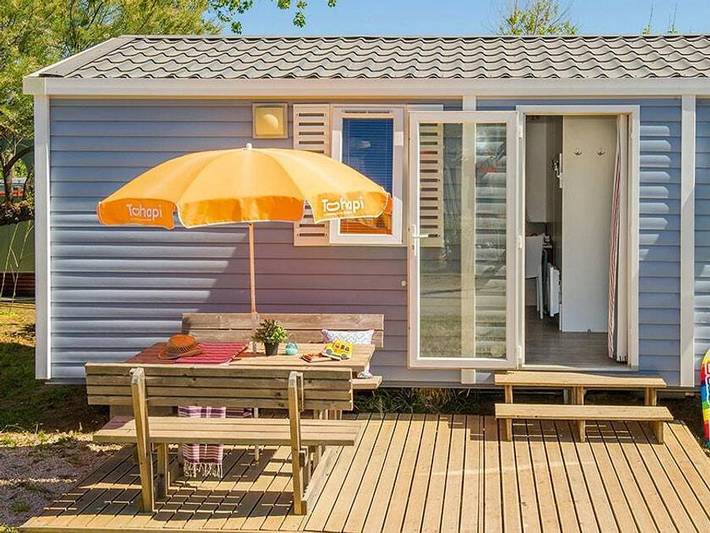 Mobil home pour 4 personnes, avec bassin pour enfant à Angles - 2