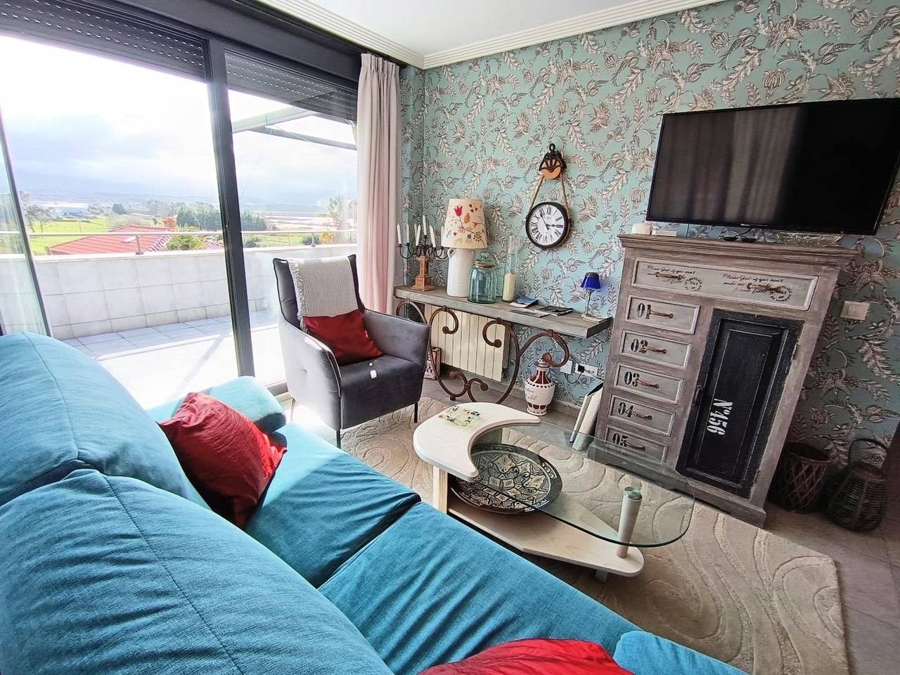 Appartement de vacances entier, Appartement de vacances pour 4 personnes avec vue sur l’océan in Cudón, Miengo