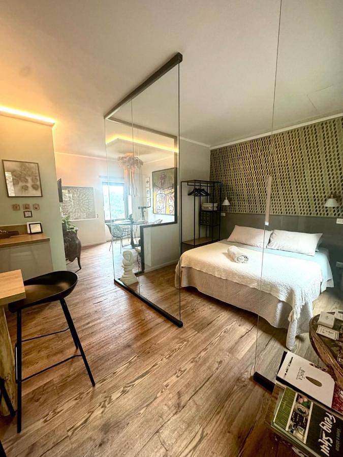 Gîte pour 3 personnes, avec terrasse et vue à Calcata