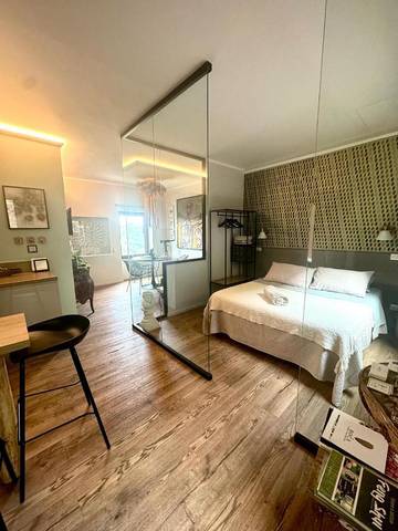 Gîte pour 3 personnes, avec terrasse et vue à Calcata