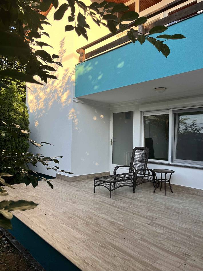 Ferienhaus mit Waschmaschine nur 100 m vom Strand in Balatonboglar, Plattensee Südufer