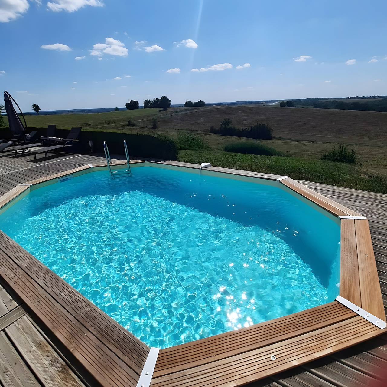 Maison de campagne avec piscine privée, spa, Wi-Fi et climatisation à La Salvetat-Belmontet in La Salvetat-Belmontet, Tarn-et-Garonne