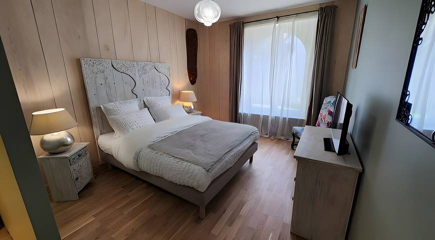 Chambre d’hôte pour 3 personnes, avec Balcon et Jardin à La Bourboule