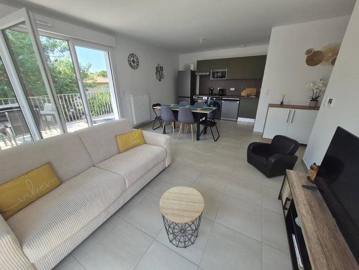 Appartement de vacances pour 6 personnes, avec balcon
