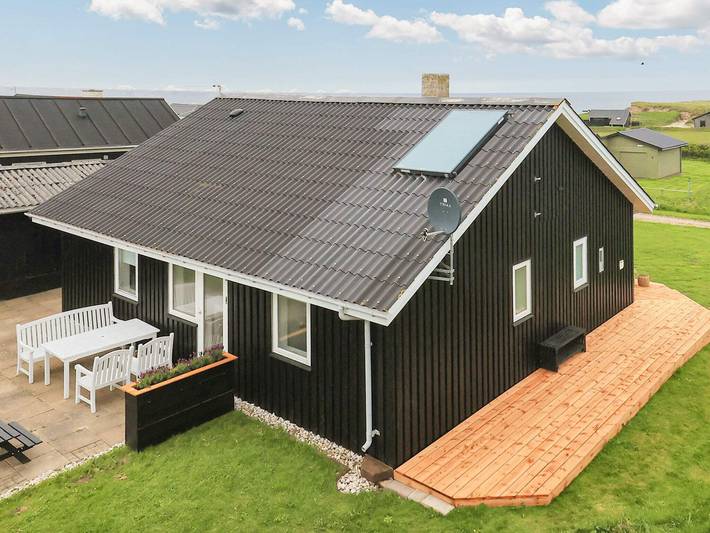 Ferienhaus für 6 Personen, mit Terrasse und Meerblick in Nr. Lyngby