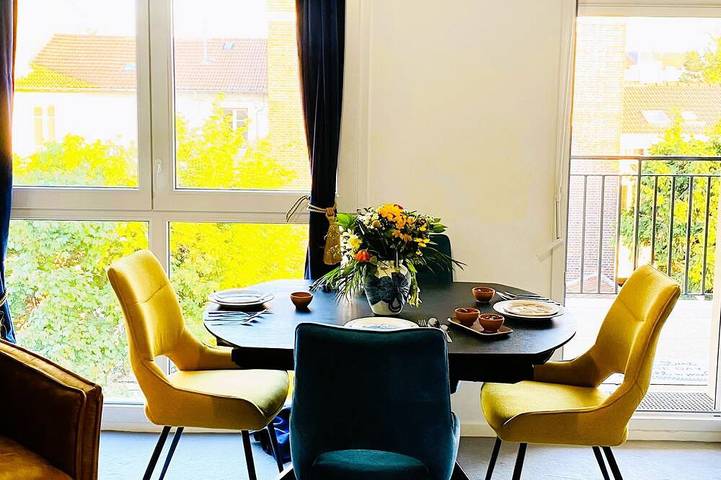Appartement de vacances pour 6 personnes, avec balcon à Vitry-sur-Seine