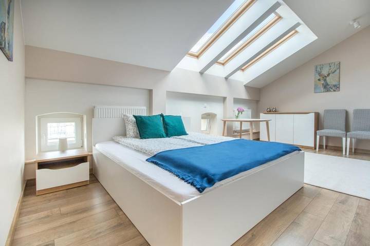 Apartahotel para 2 personas, con terraza en Cracovia