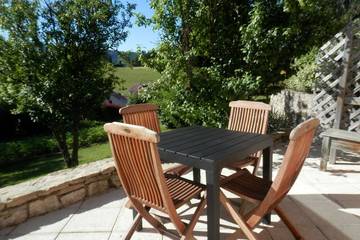 Gîte pour 4 personnes, avec terrasse et jardin à Oye-et-Pallet