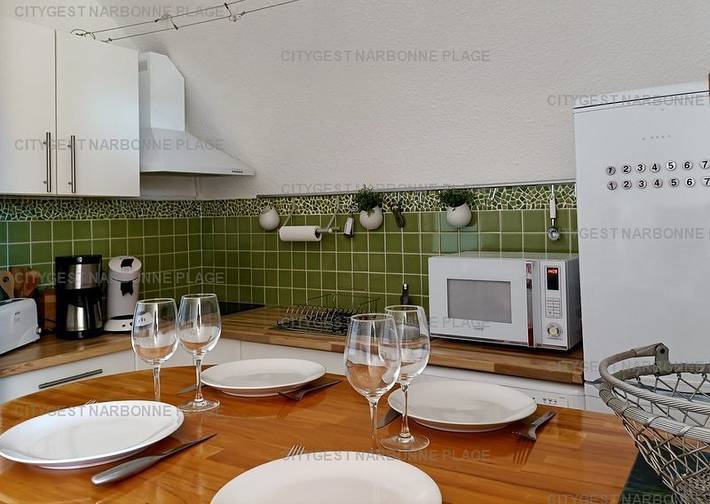 Gîte pour 4 personnes, avec piscine et balcon dans Port de Gruissan - 2