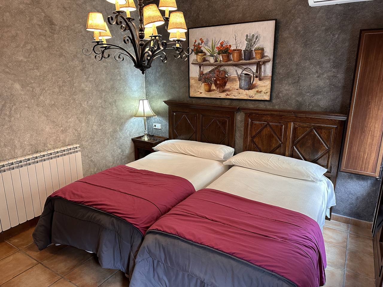 Kamer 'El Mochuelo' met uitzicht op de bergen, Wifi en airconditioning in Lerín, Navarra Provincie