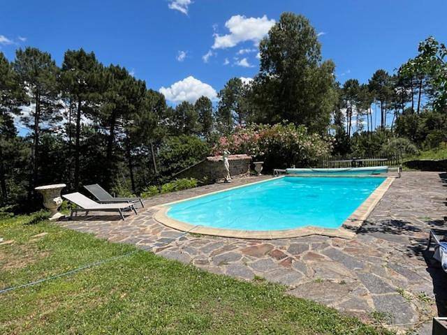Chambre d’hôte pour 2 personnes, avec Terrasse et Jardin ainsi que Piscine et Vue
