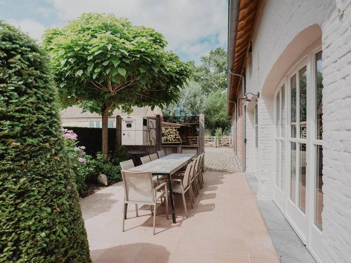 Maison de vacances pour 10 personnes, avec sauna ainsi que jardin et terrasse à Maldegem