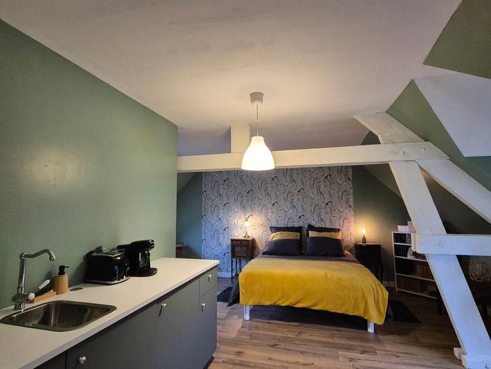 Gîte pour 2 personnes, avec jardin, adapté aux familles à Ancteville