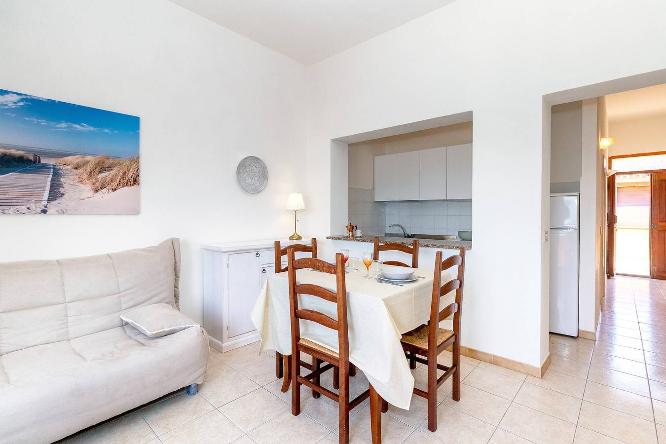 Ganze Wohnung, Apartment "Casa Spiaggia Molo 4" auf der Isola Rossa mit Meerblick und Balkon in Trinità d'Agultu e Vignola und Umgebung, Olbia-Tempio