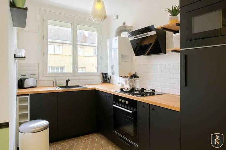 Gîte pour 4 personnes, avec balcon et vue dans Office De Tourisme De Caen - 3