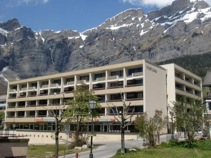 Ferienwohnung für 3 Personen, mit Balkon in Leukerbad