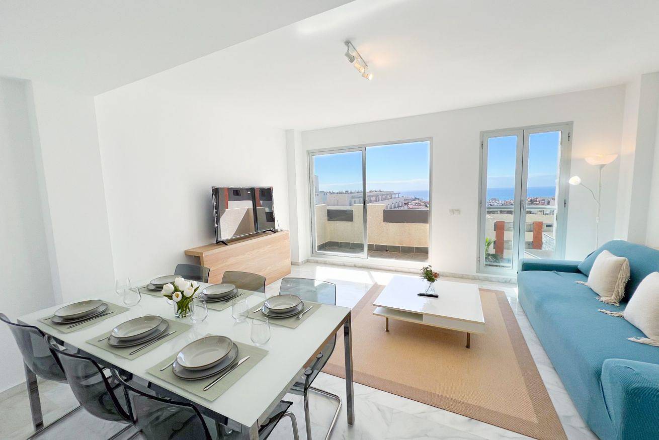 Appartement entier, Appartement familial avec vues impressionnantes sur la mer in Riviera del Sol, Mijas