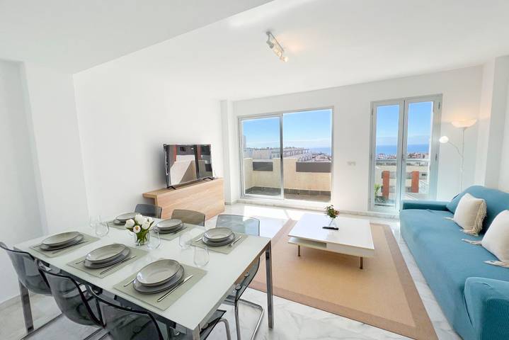 Appartement de vacances pour 6 personnes, avec piscine ainsi que vue sur l’océan et balcon/terrasse, animaux acceptés - 1