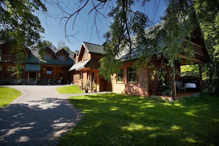 Bed & breakfast dla 6 osób, z Taras i Ogród oraz Sauna i Widok na jezioro w Augustów