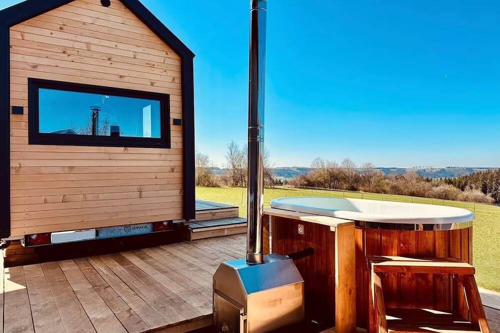 Tinyhouse mit privater Sauna & Hottub - Allgäu in Günzach, Bayerisch Schwaben