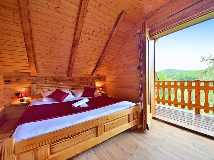 Chalet für 5 Personen, mit Terrasse und Sauna sowie Garten und Ausblick in Kroatien - 3