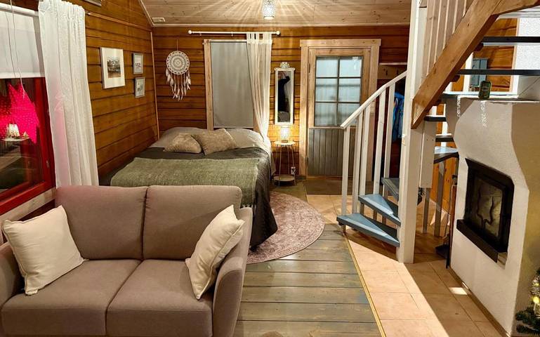 Chalet pour 2 personnes, avec terrasse et sauna à Rovaniemi