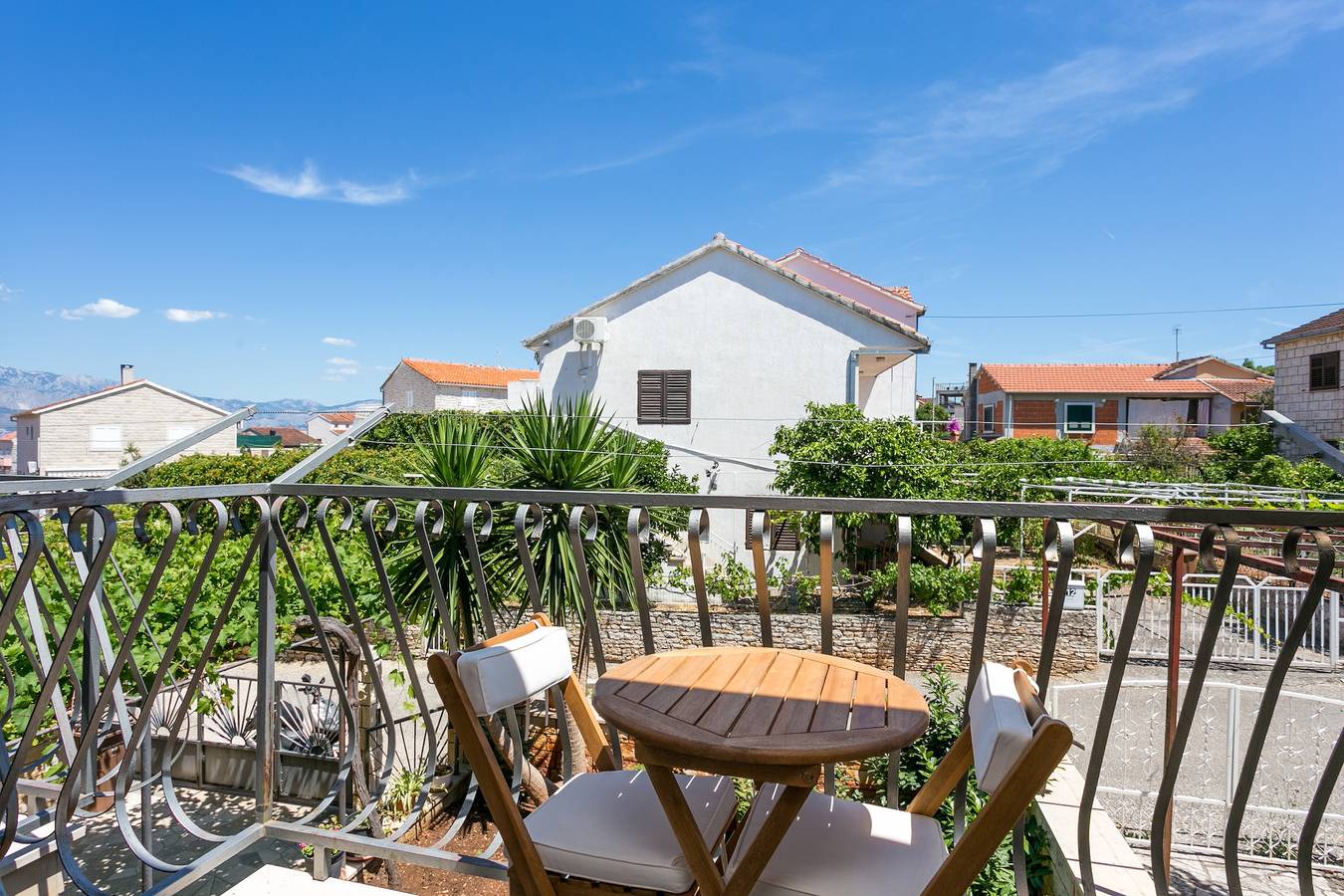 Chambre avec le balcon et la vue sur le mer Supetar, Brac -d in Supetar, Brac