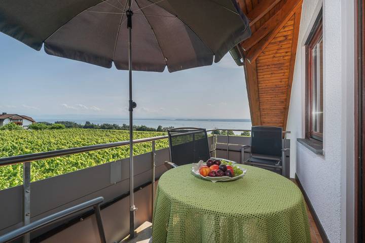 Ganze Ferienwohnung, Bucherhof Familie Staneker - Ferienwohnung Hagnau, 60qm, 1 Schlafzimmer, max. 3 Personen in Hagnau am Bodensee, Region Bodensee-Oberschwaben