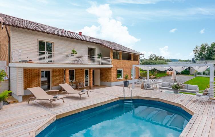 Ferienhaus für 8 Personen mit Garten in Borås, Västergötland