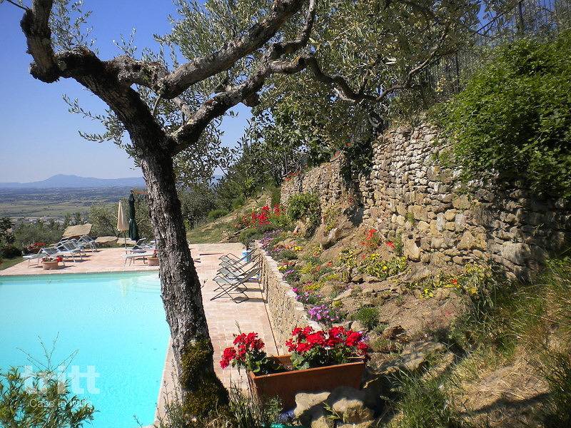 Tritt — Holiday home with swimming pool for 10 people in Cortona in Le Contesse, Province d'Arezzo
