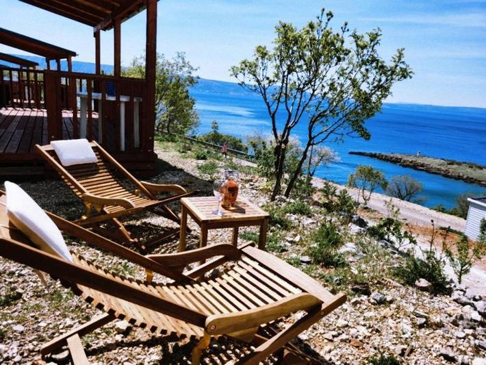 Camping pour 4 personnes, avec jardin ainsi que vue et piscine dans Primorje-Gorski Kotar - 4