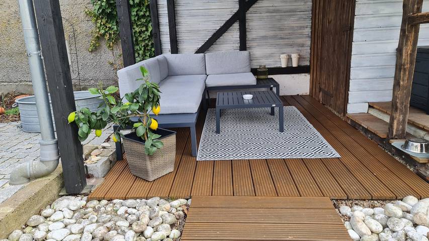 Ferienhaus Rosengarten - Hundefreundliches Ferienhaus mit eigenem Garten in Selb, Landkreis Wunsiedel im Fichtelgebirge