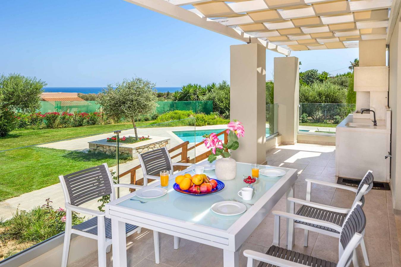 Villa Kampos Dio in Rethymno und Umgebung