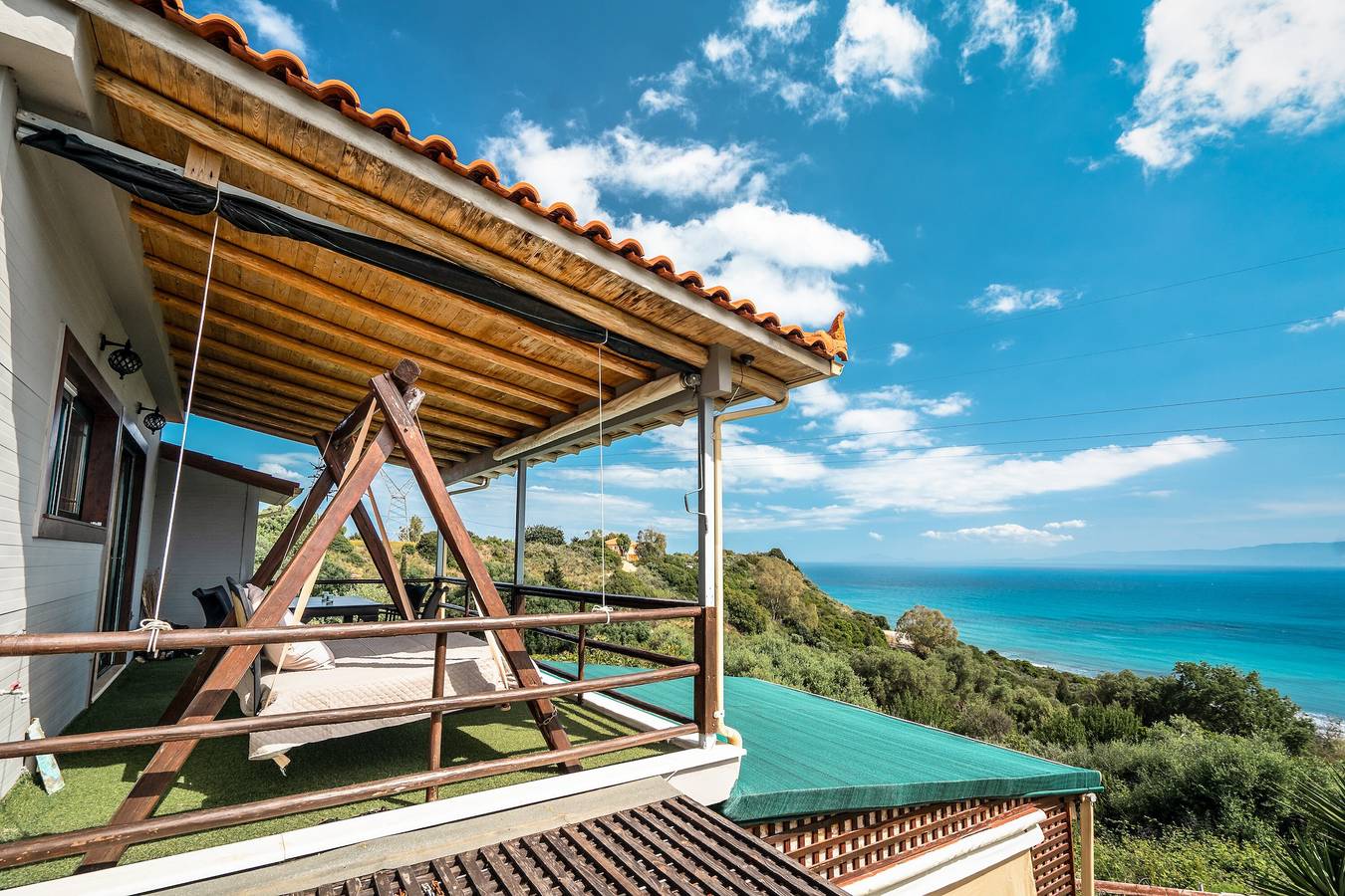 Villa 'Koutoupakia' met zeezicht, wifi en airconditioning in Ratzakli, Kefalonia