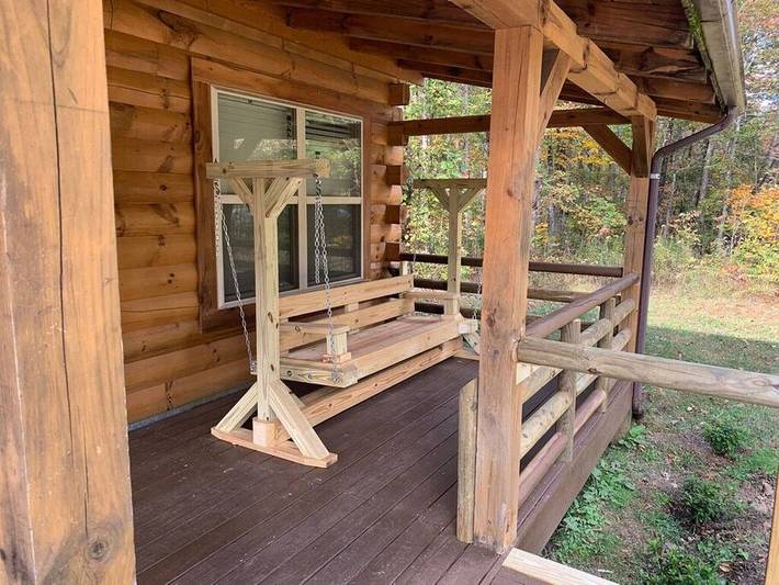 Blockhütte für 6 Personen, mit Balkon und Garten - 1