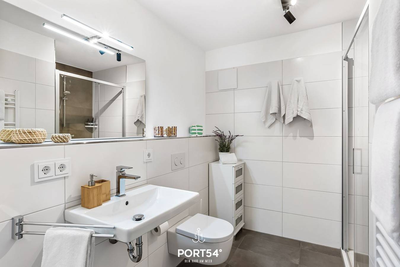 Hafenflair 1 - Harbor view, balcony, waterfront location, 1st floor, bathroom, foto 6