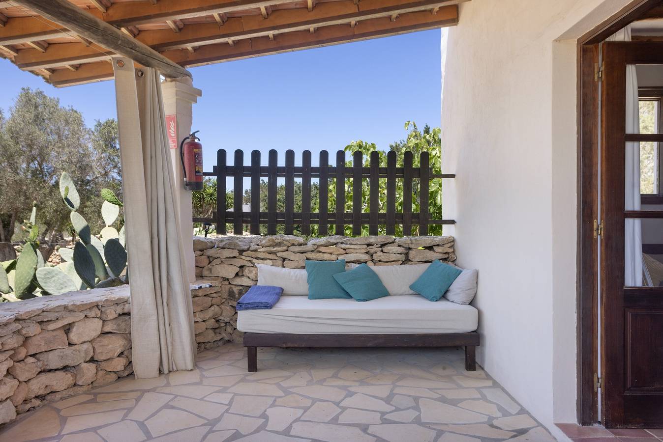 Landhaus 'Can Mussenya 2' mit privater Terrasse, Wi-Fi und Klimaanlage in Formentera, Balearen
