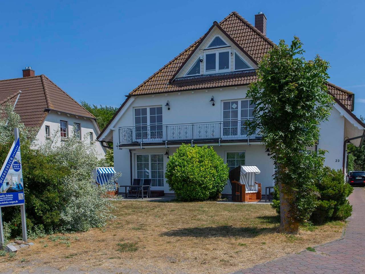 Ganze Ferienwohnung, Ferienwohnungen Haus Meeresblick - 2-Raum Whg. Nr. 3 in Wiek, Rügen