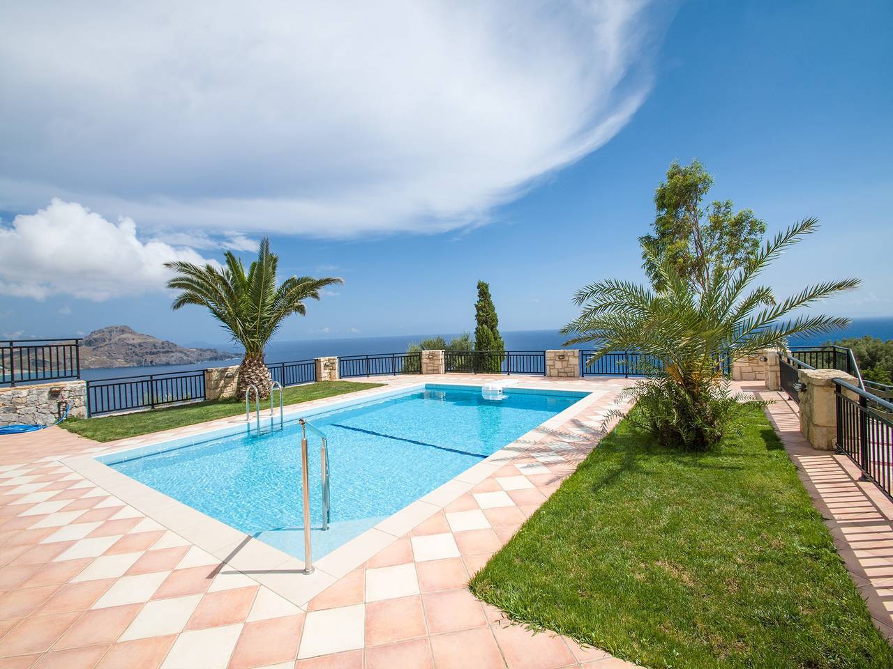 Haus am Strand von Souda mit Pool in Plakias, Rethymno und Umgebung