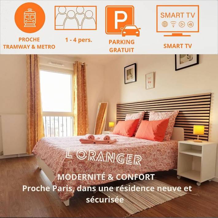 Gîte pour 4 personnes à Pierrefitte-sur-Seine