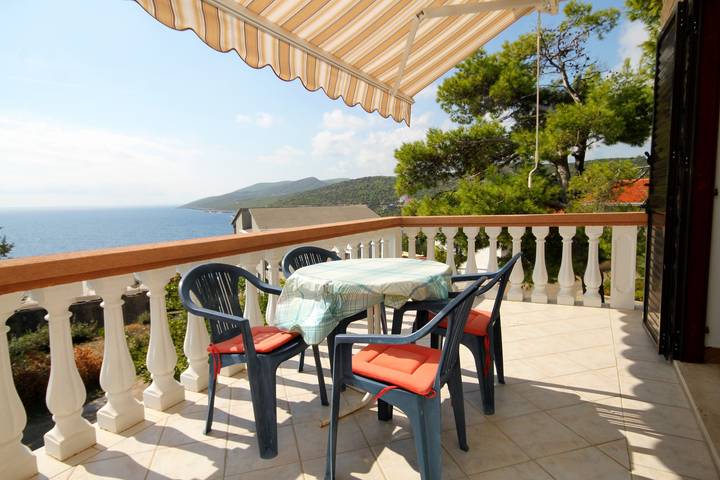 Apartament wakacyjny dla 4 osób, z balkon/ taras w Korčula