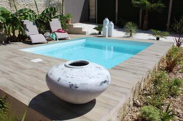 Maison d’hôte pour 2 personnes, avec piscine ainsi que jardin et vue à Vauvert