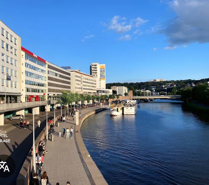 Ferienwohnung 'Saarpanorama Apartment' mit Balkon, WLAN und Klimaanlage in Saarbrücken, Saargau