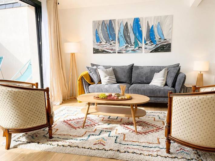 Gîte pour 4 personnes, avec terrasse dans Office De Tourisme D Auray