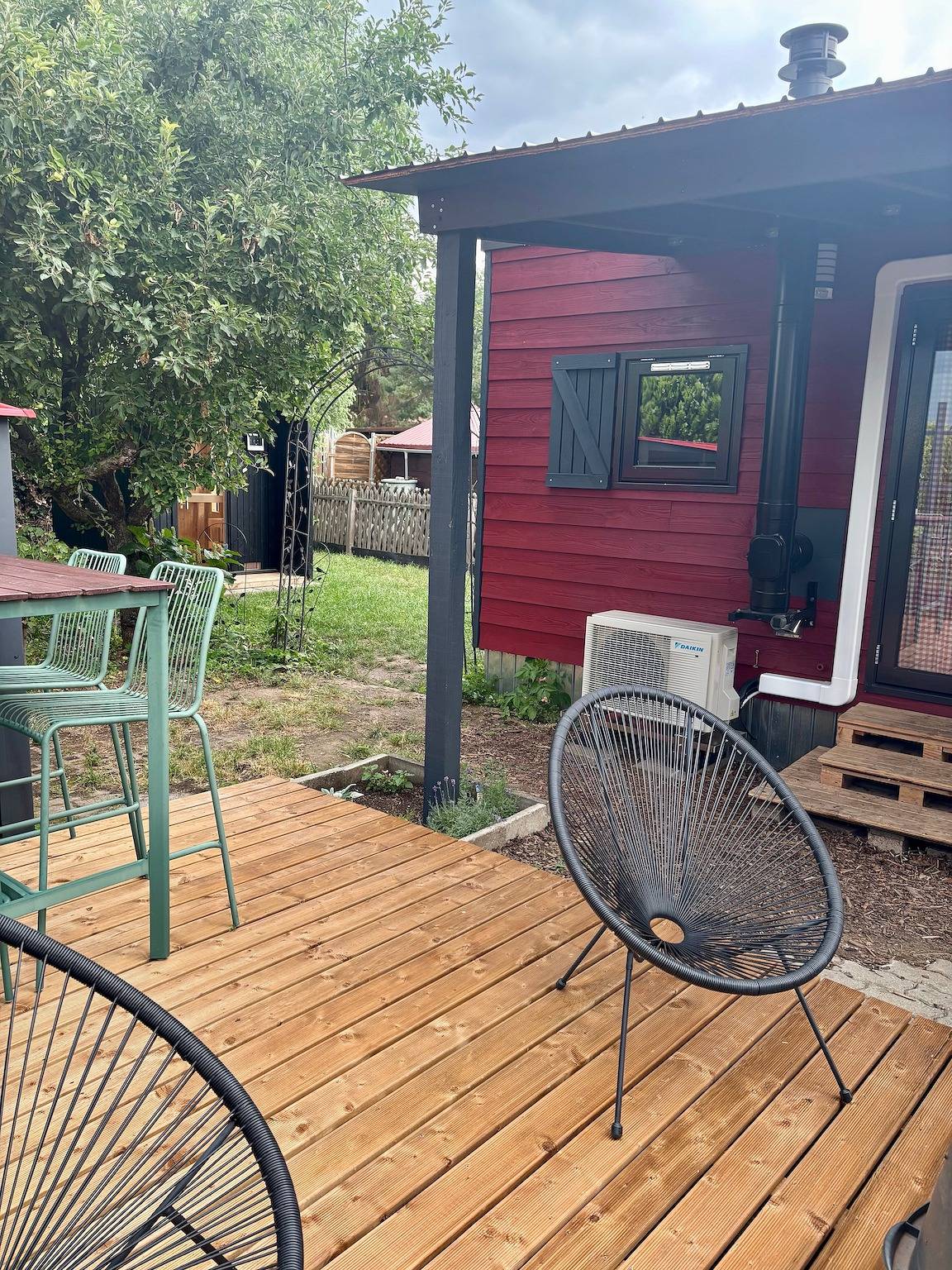 Chalet 'Josef'- urgemütliches Tinyhaus mit eigenem Garten, Parkplätzen und Wlan in Braunsbedra, Saale-Unstrut